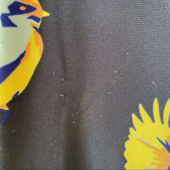 ANTHROPOLOGIE-DELETTA Bird Print Tunic Kimono - Picture 11 of 11